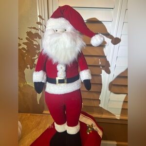 Pottery Barn Santa standing 3ft tall adorable for Christmas